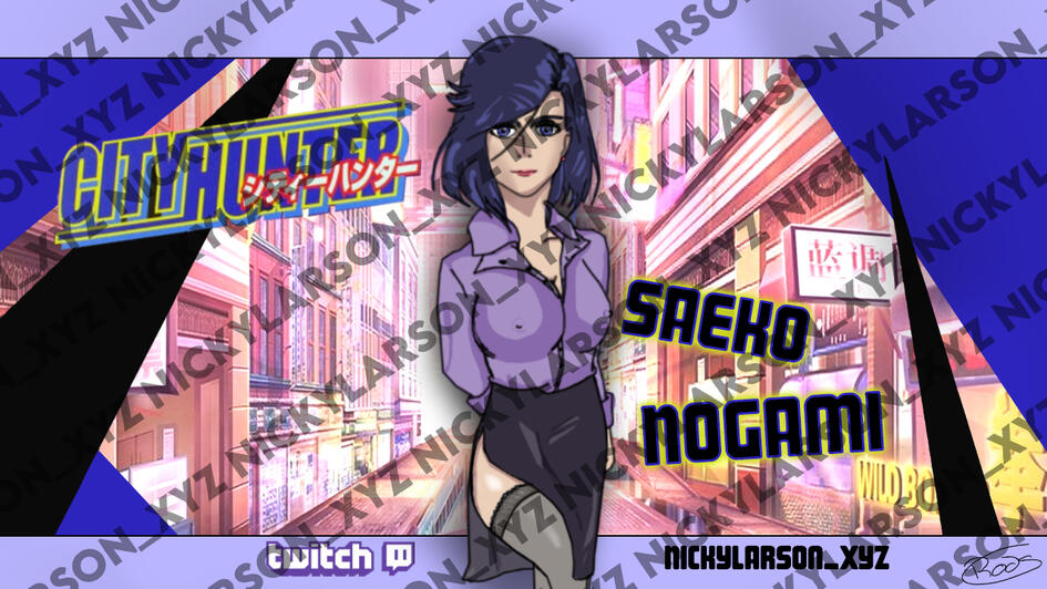 Saeko Nogami - City Hunter Fanart Saeko Nogami - City Hunter Fanart